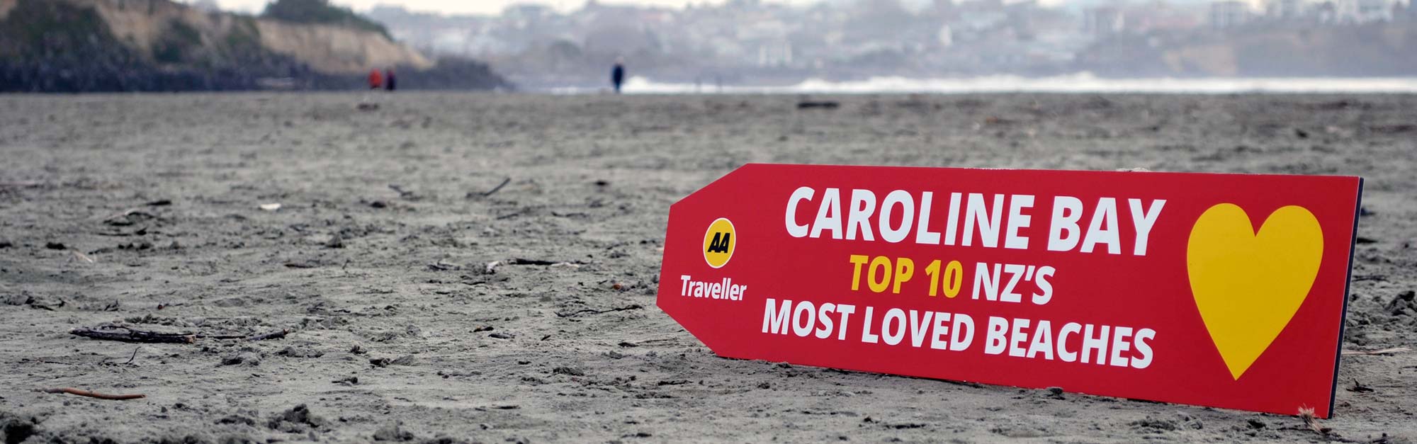 Caroline Bay - Makes AA Top 10 NZ Beaches