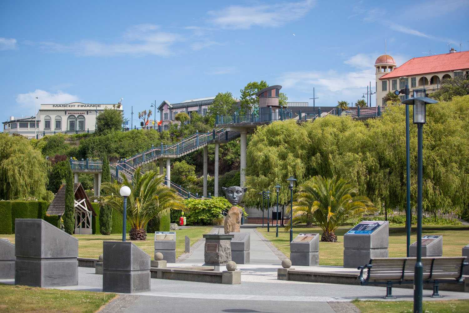 Caroline Bay memorial walk