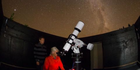 Star gazing at Pūkaki Observatory 