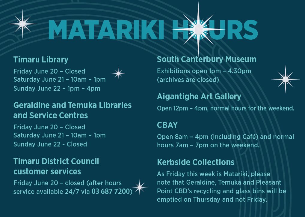 Matariki Hours